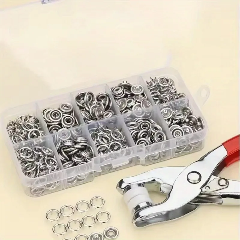 Snap Plier Setter - 1 Set Eyelet Setter Puncher Kit