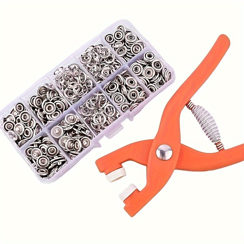Snap Fastener Set - 50 sets handbediende drukknoptangen voor naaiwerk,