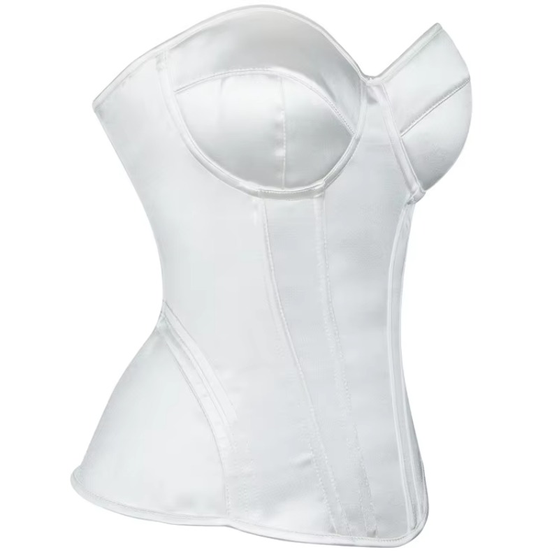 Witte korset voor dames, overb - Boning Corset Steel recensie en prijs