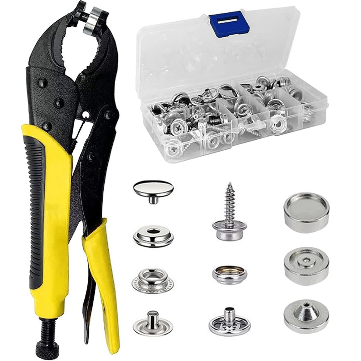 Zware-duty drukknop-gereedscha - Snap Plier Setter recensie en prijs